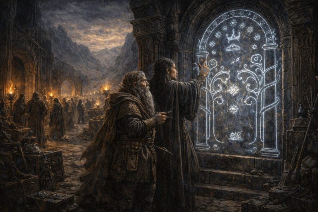 Examination of the Doors of Durin