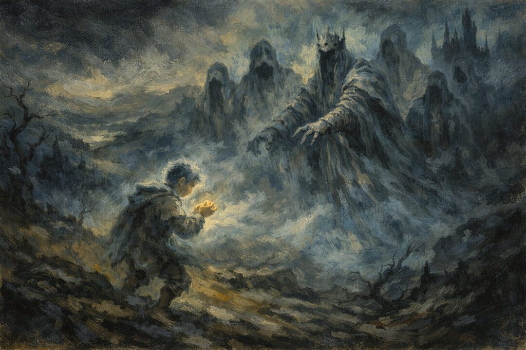 Fading into shadow with the ring