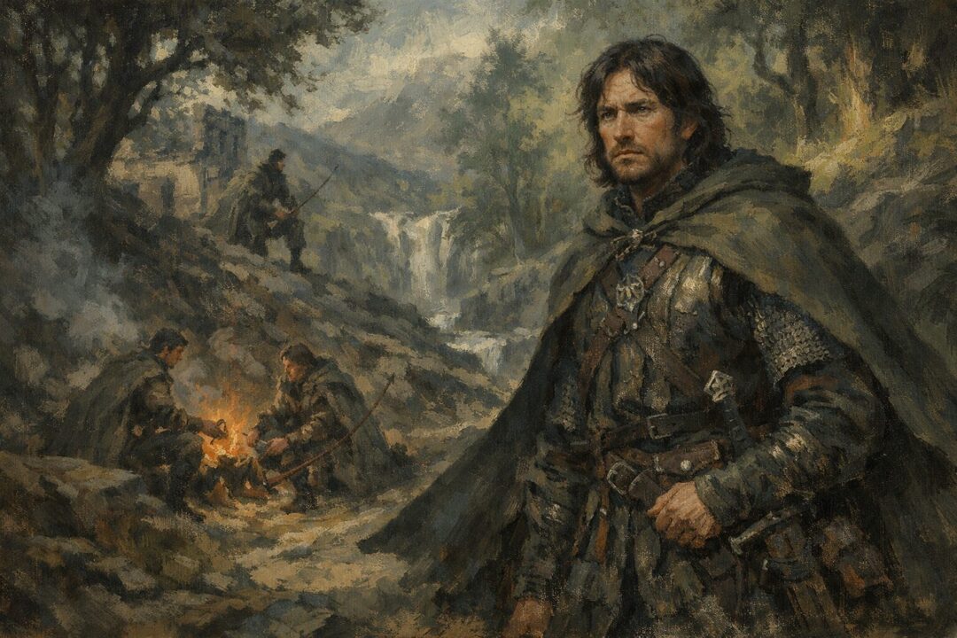 Faramir in Ithilien's hidden refuge