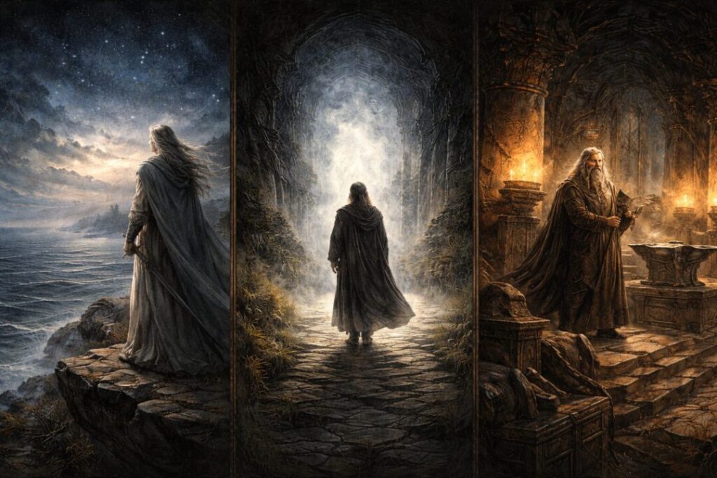 Fates of Elves, Men and Dwarves