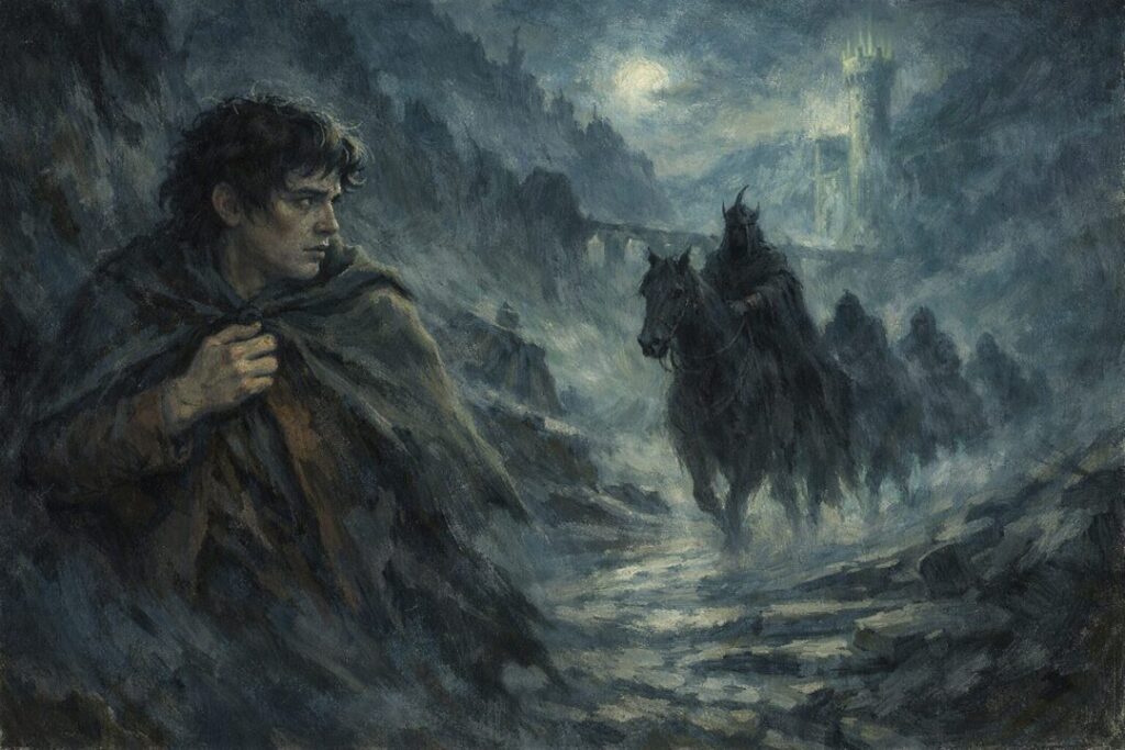 Frodo and the Witch-king's encounter