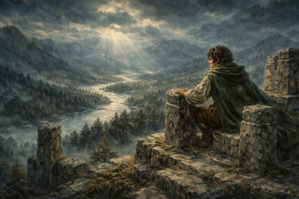 Frodo on the Seat of Seeing