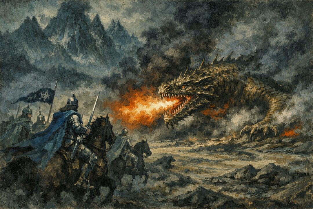 Glaurung's wrath against the Elves