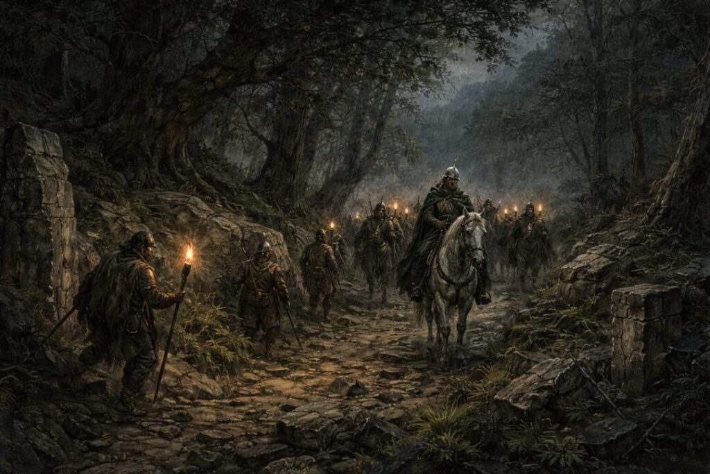 Journey through the Drúadan Forest