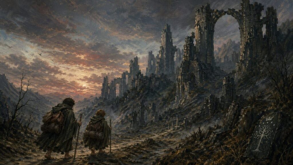 Journey through the broken ruins