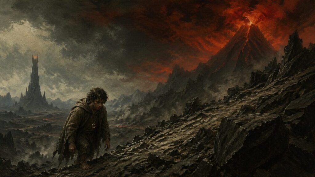 Journey through the volcanic wasteland