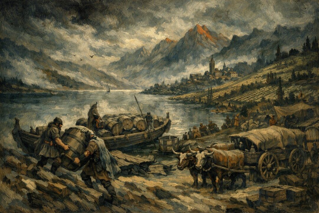 Lakeside trade at the Sea of Rhûn