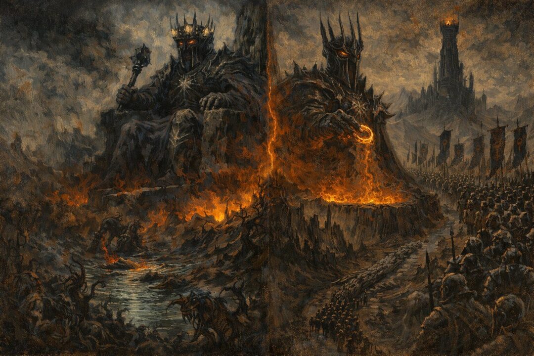 Morgoth and Sauron's dark realms