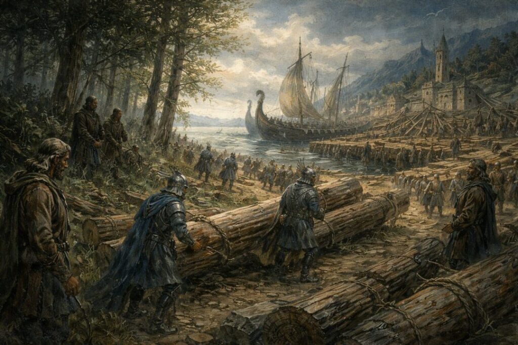 Númenórean shipyard at Vinyalondë