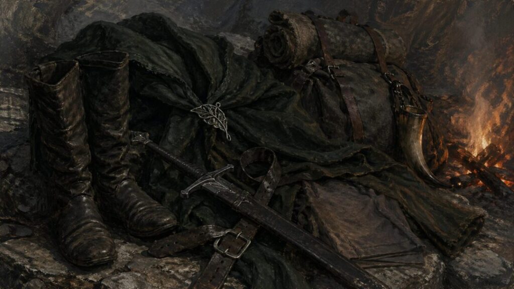 Ranger's campfire gear and cloak