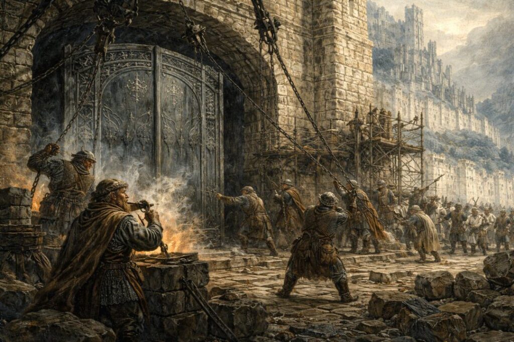Reforging the Great Gate of Minas Tirith