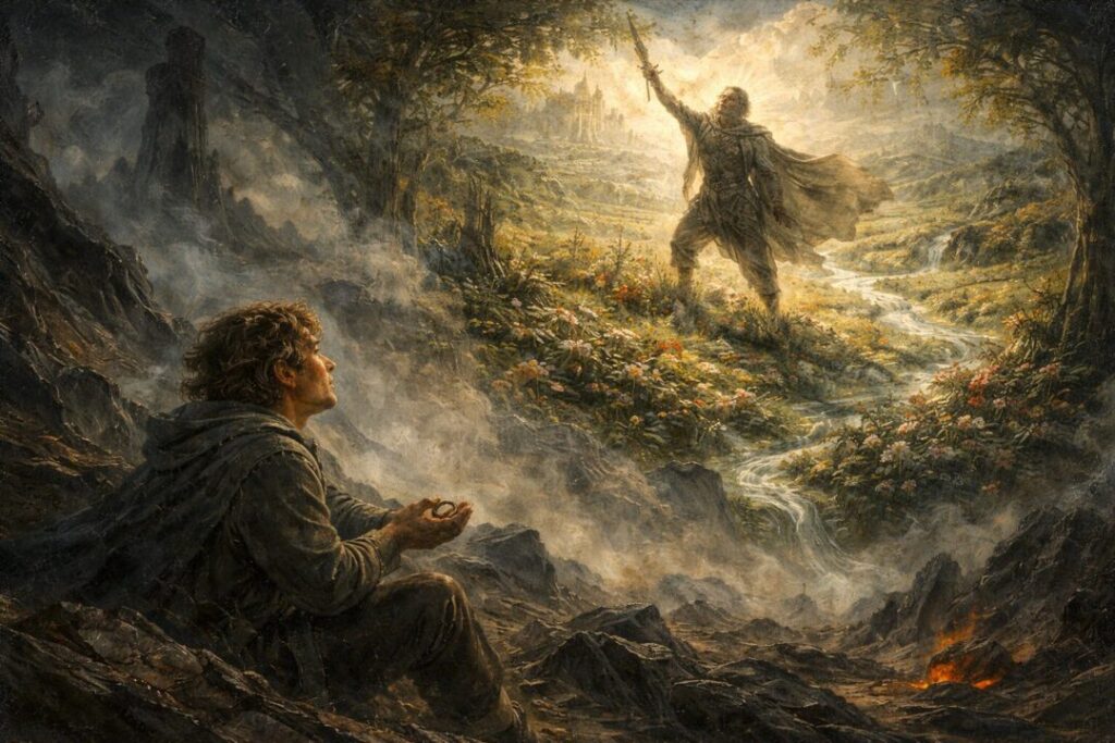 Samwise's vision of a thriving garden