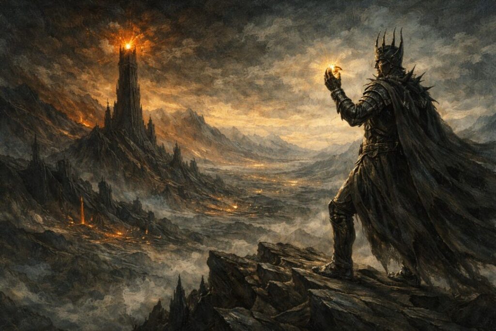 Sauron and the fires of Mordor
