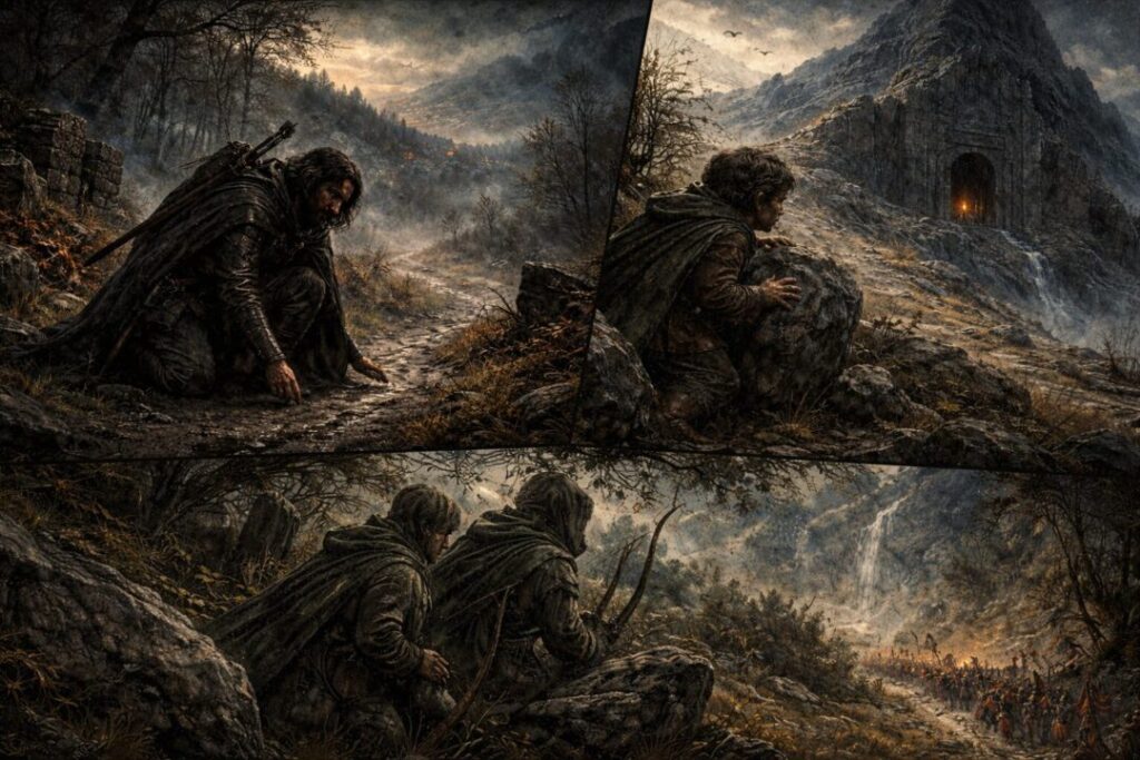 Scouting in Middle-earth's wilderness