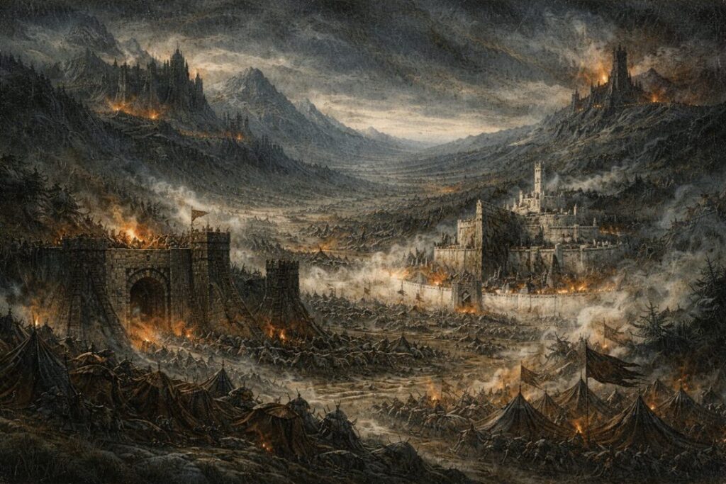 Sieges across Middle-earth's history