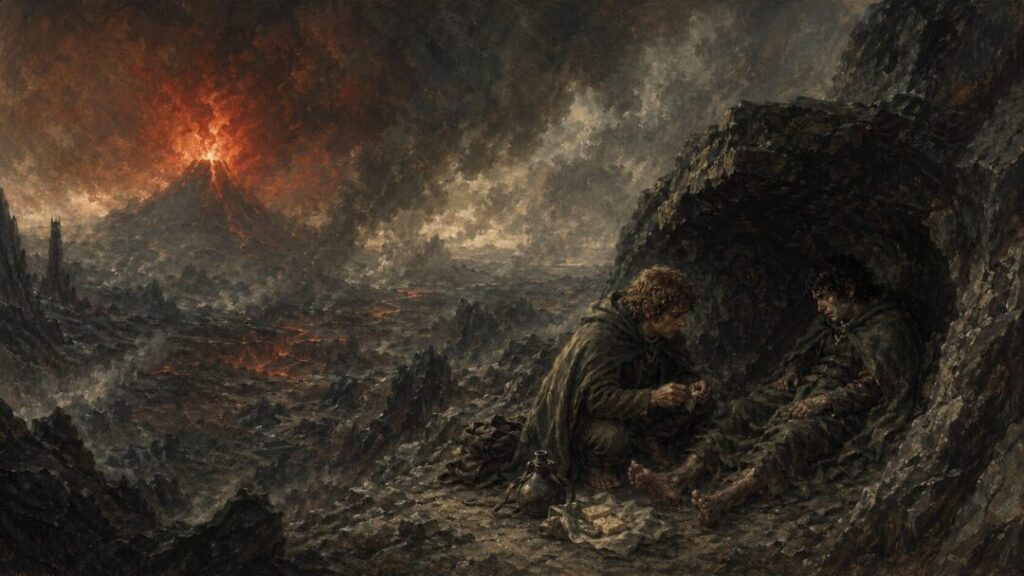 Survival in a volcanic wasteland