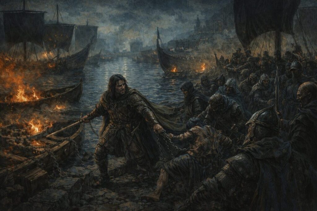 The battle for Pelargir’s harbor