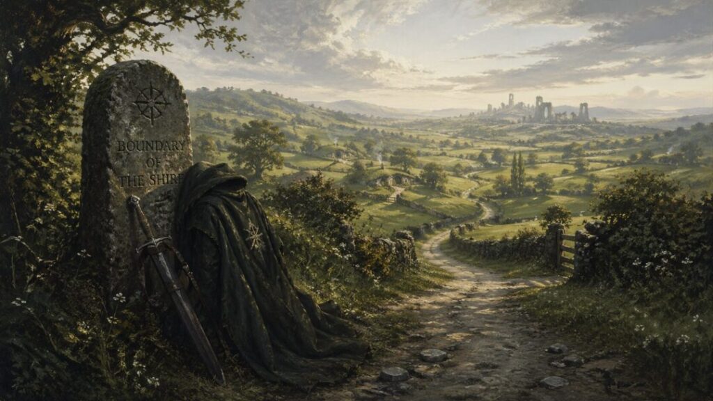 The boundary of the Shire