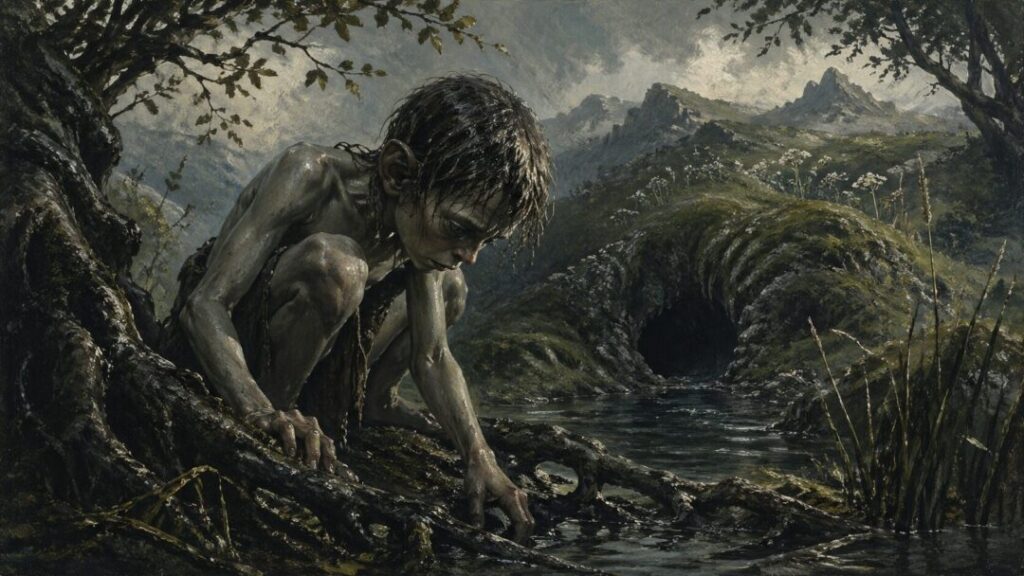 The boy by the stream