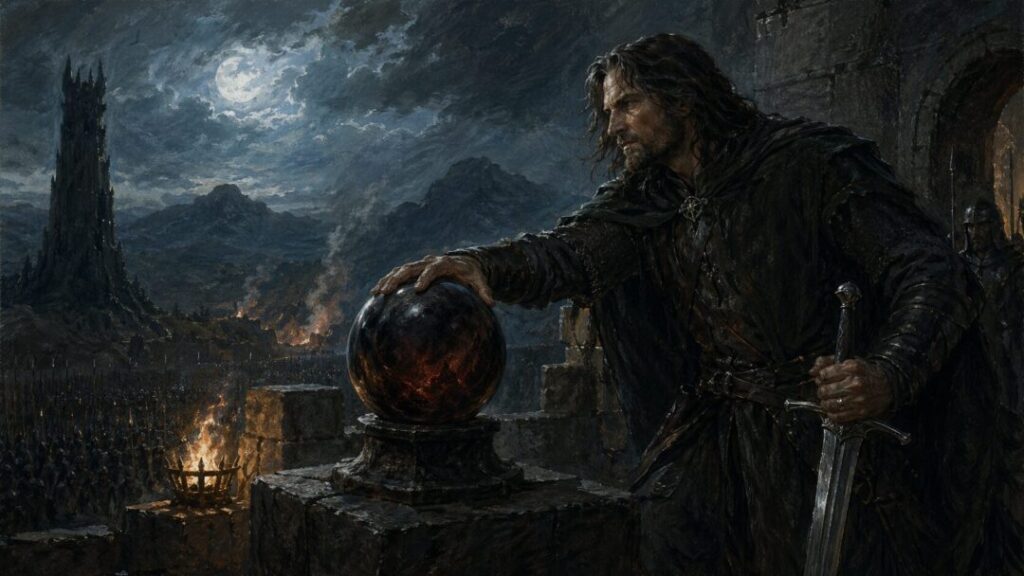 The commander and the orb