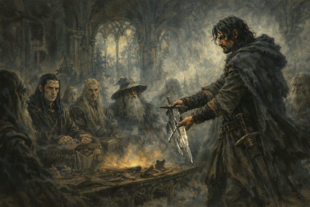 The council in Rivendell