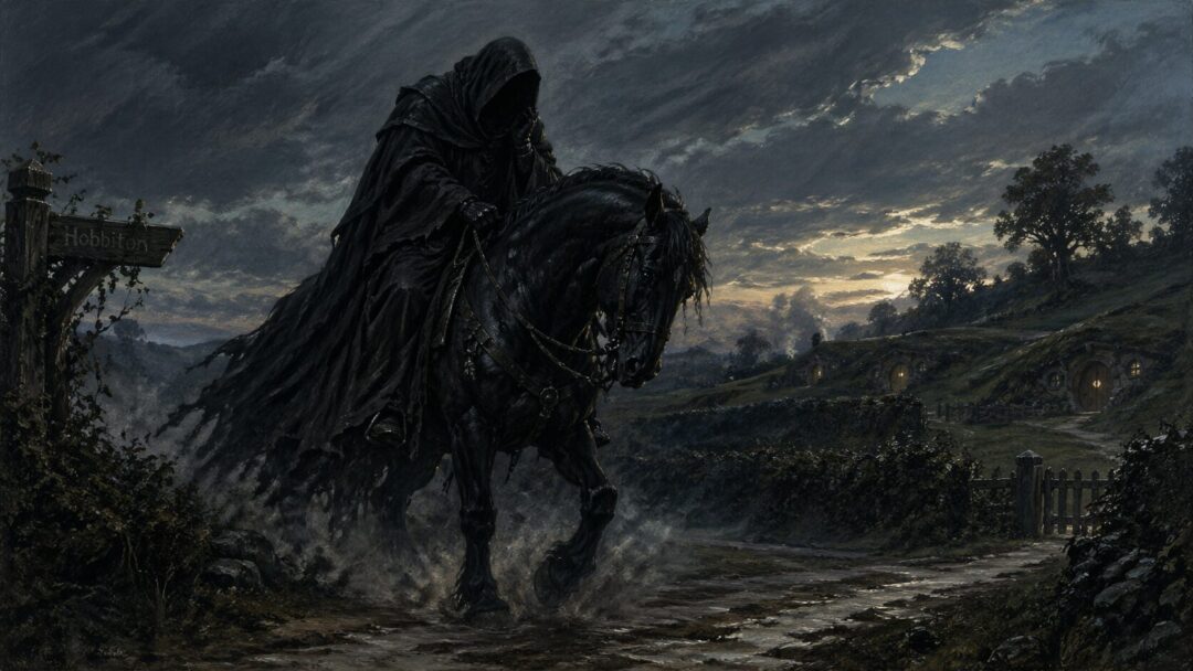 The dark rider of Hobbiton