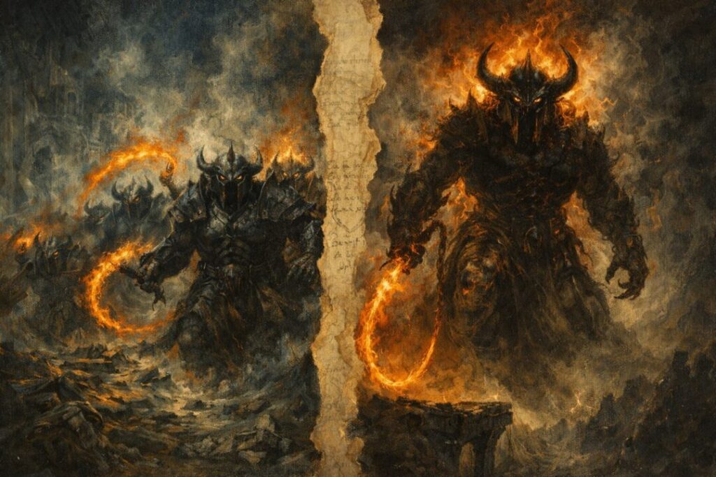 The evolution of Balrogs in flame