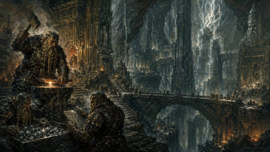 The forge of stone and flame