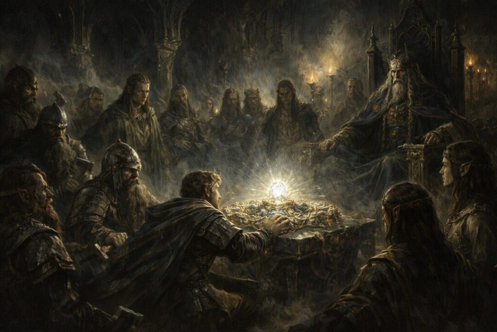 The glow of the Silmaril