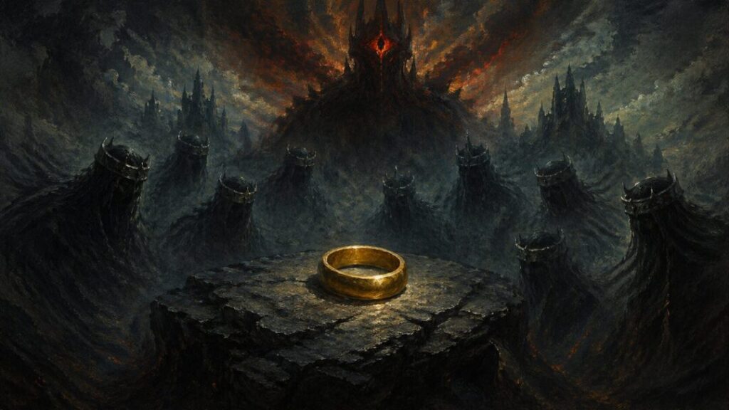 The golden ring of shadows