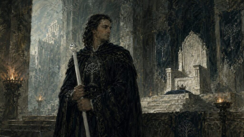 The heir's solemn vigil