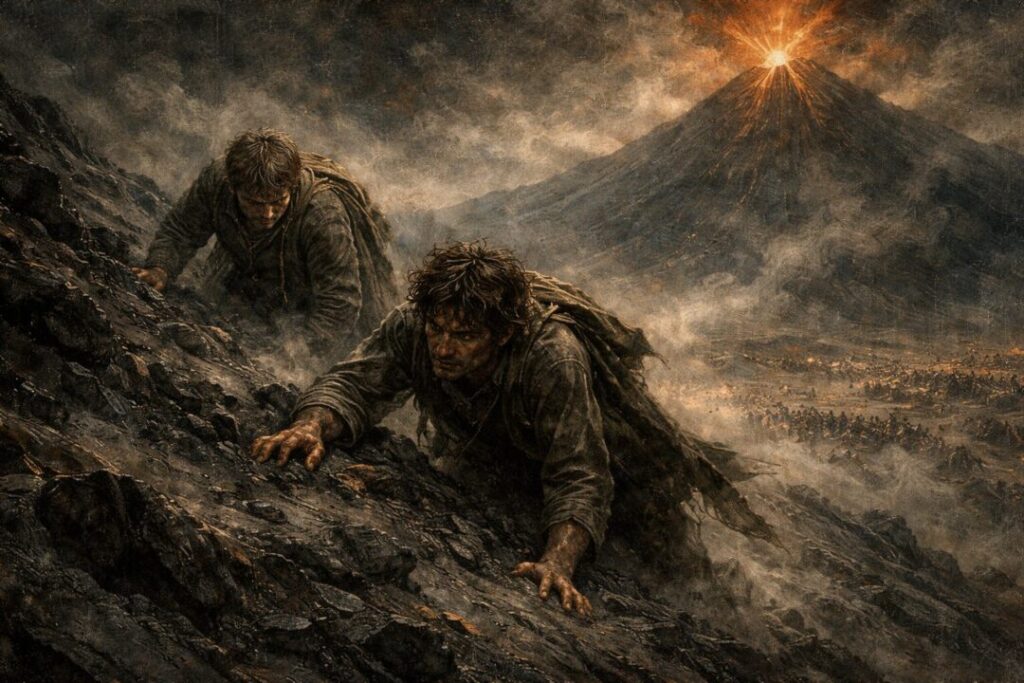 The journey to Mount Doom