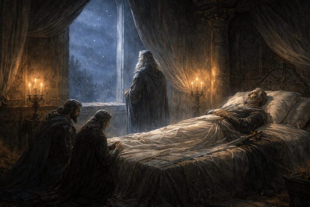 The king's final vigil