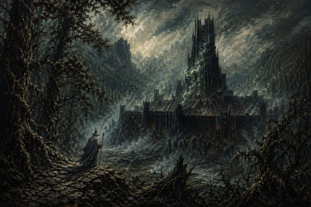 The lone wanderer and the fortress