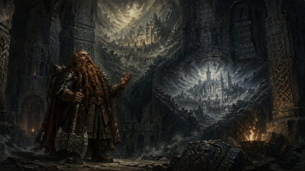 The lord of Moria's hall