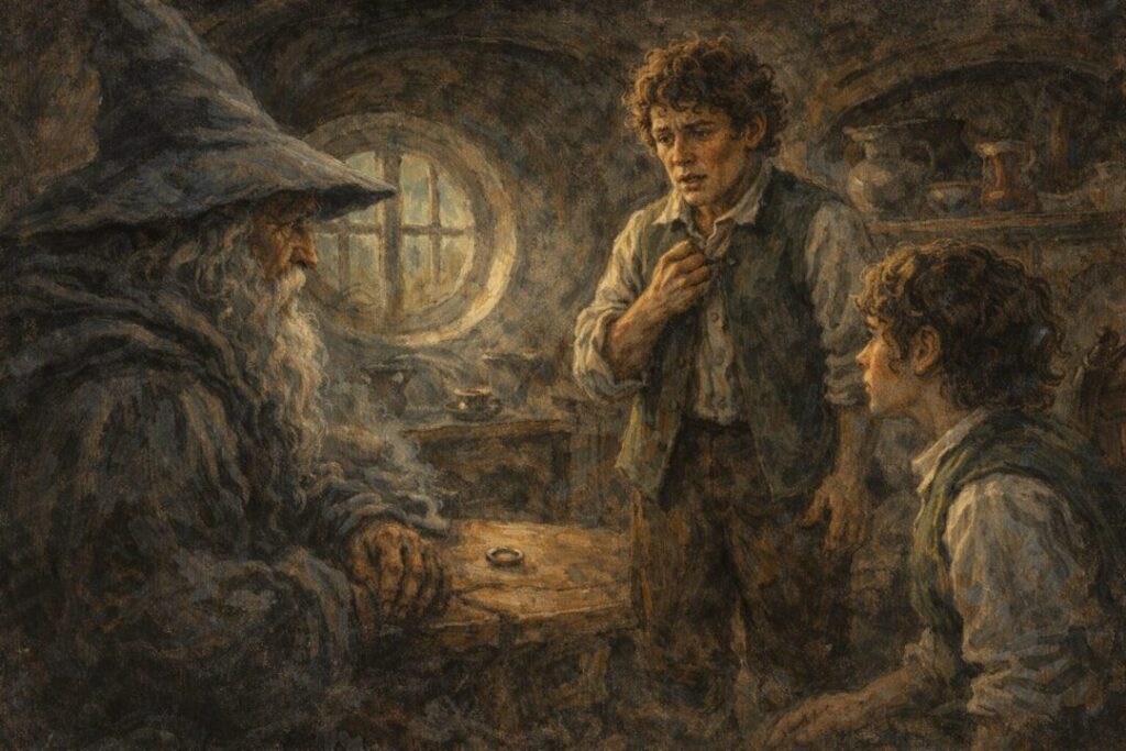 The meeting at Bag End