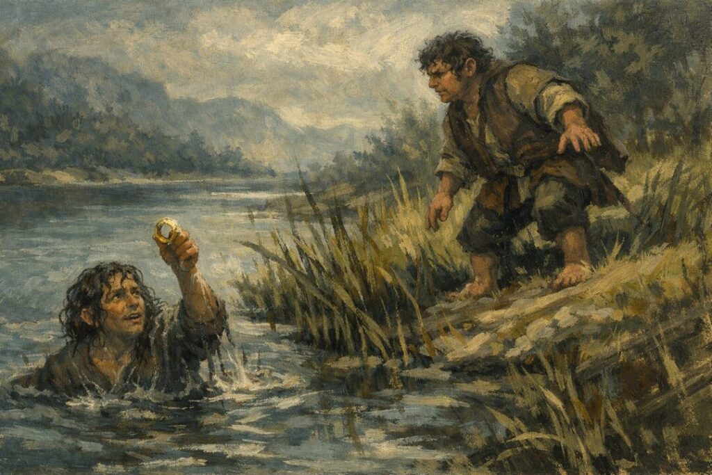 The moment before temptation