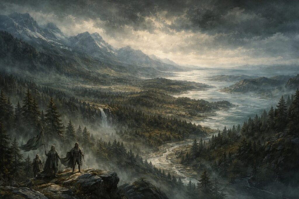 The mystical lands of Beleriand