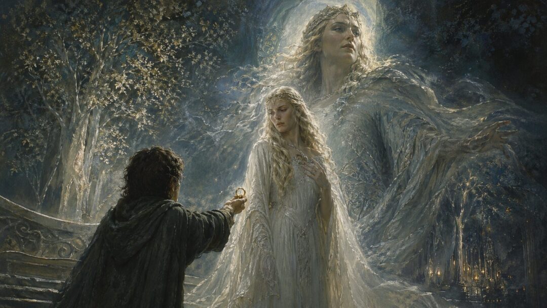 The offering in the enchanted grove