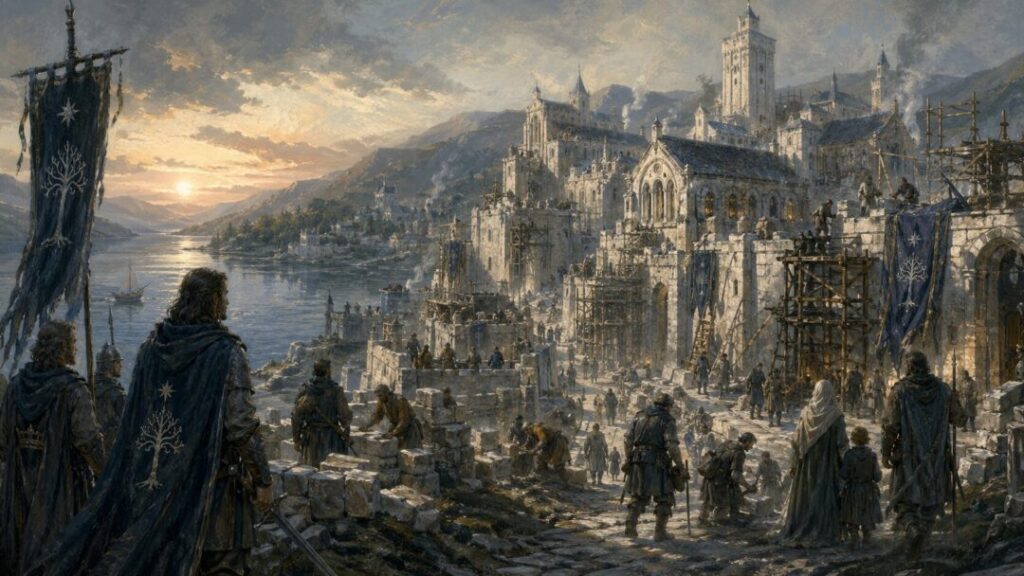 The rising city by the lake