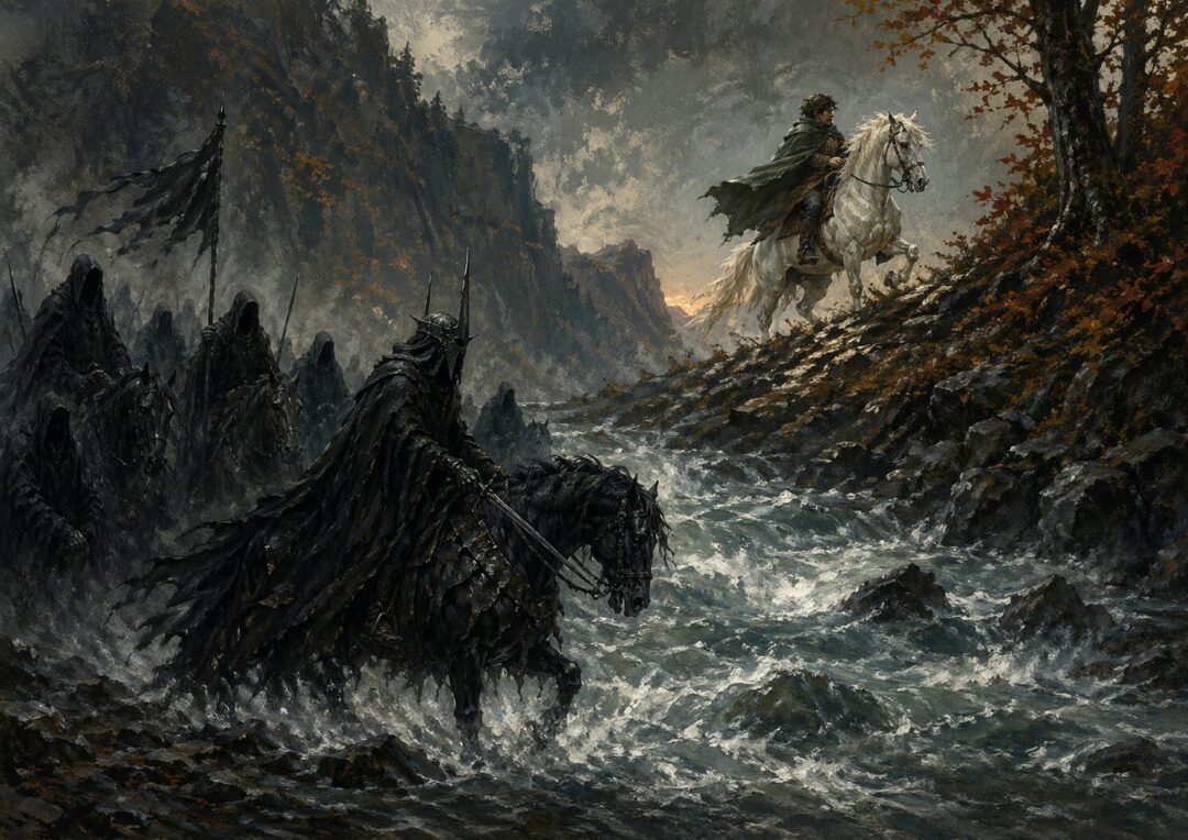 The river's edge standoff