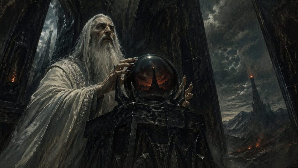 The sorcerer and the dark orb