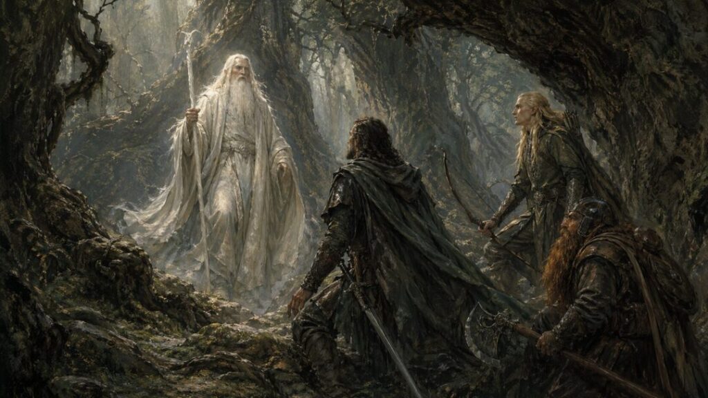 The wise wizard in the mist