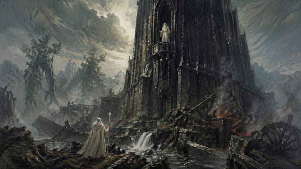 The wizard and the black tower