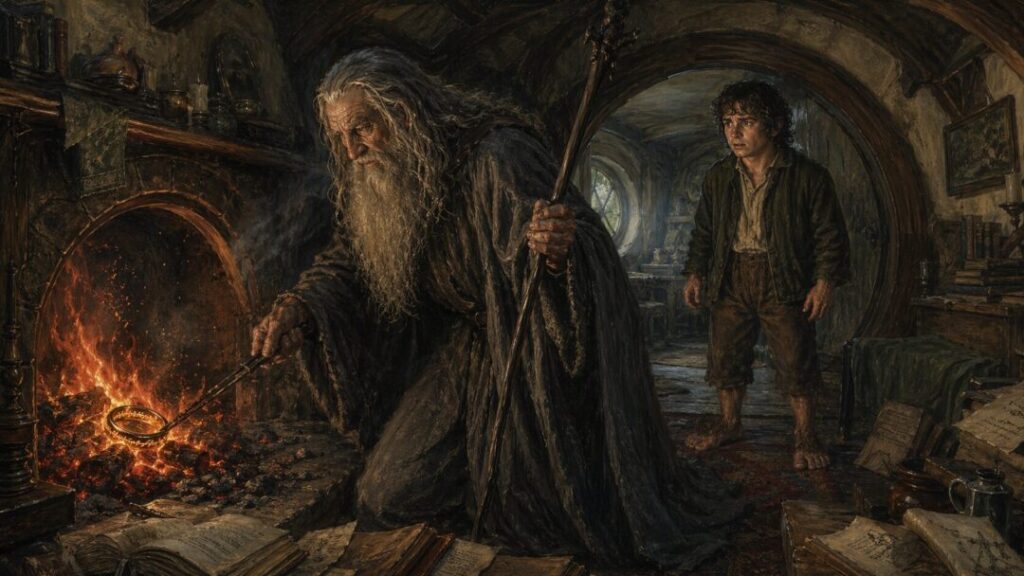 The wizard’s secret by the fire