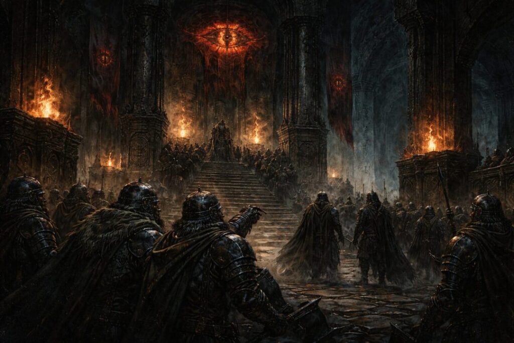 Throne room of Barad-dûr