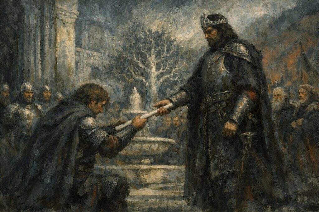 Middle Earth steward and king
