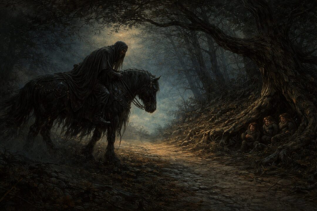 Nazgul sensing the Ring