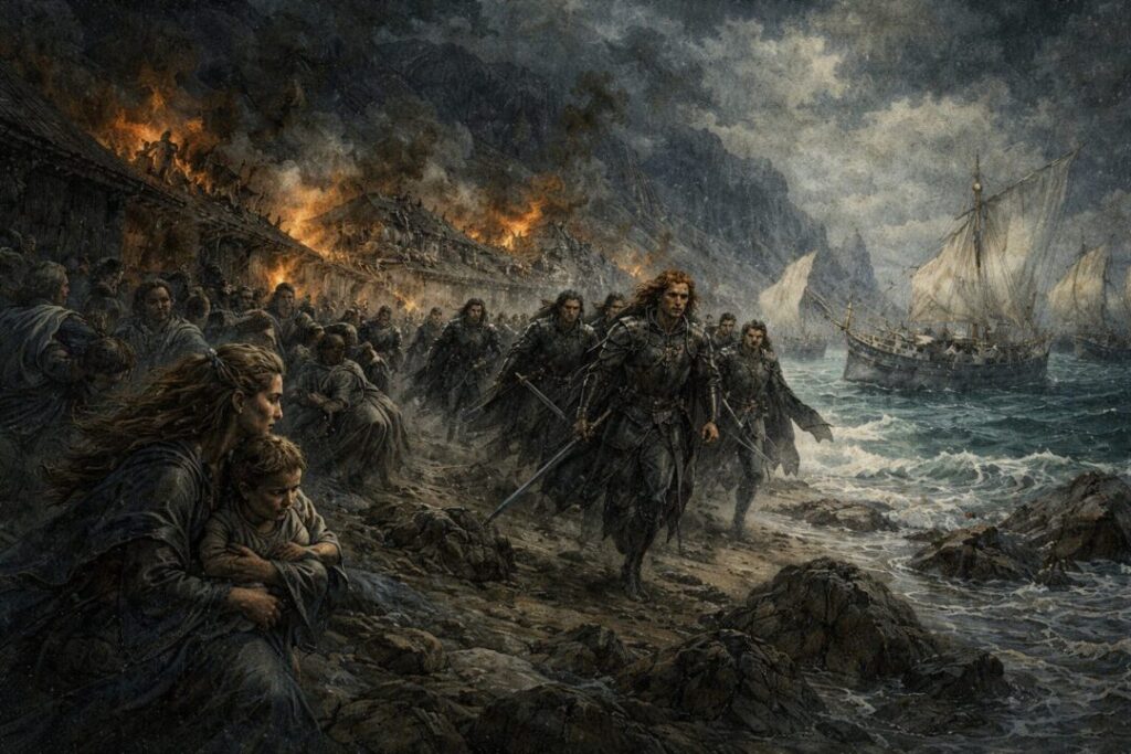 Third Kinslaying havens of Sirion