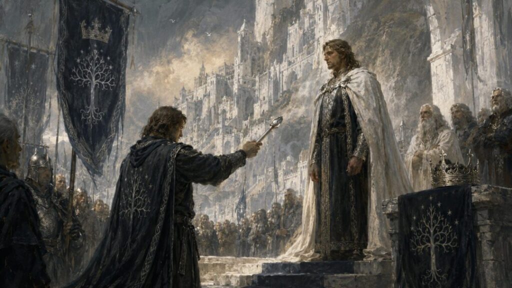 A ceremony of kings and crowns